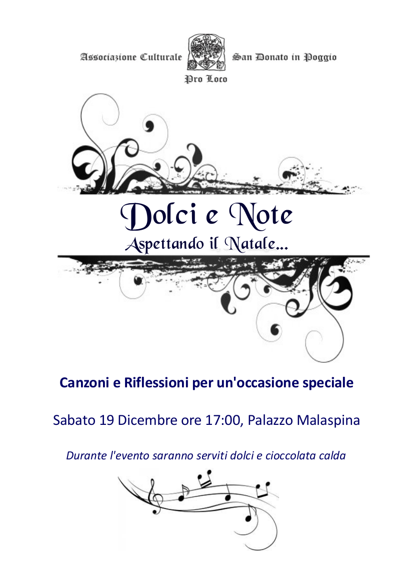 Dolci e Note, aspettando il Natale